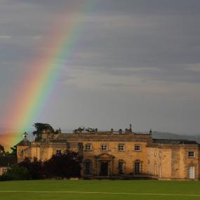 Rainbow over Gilling Castle