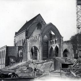 Demolition of Abbey Church 1956