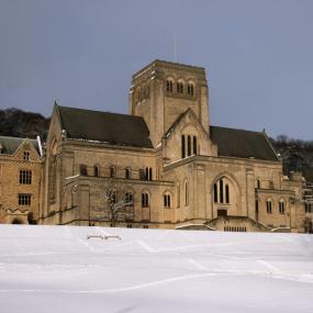 Snowy Abbey