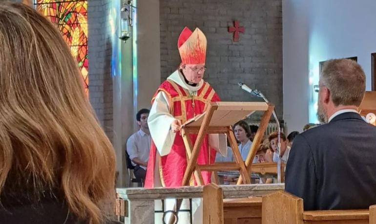 Abbot Robert, Cardinal Hume Mass