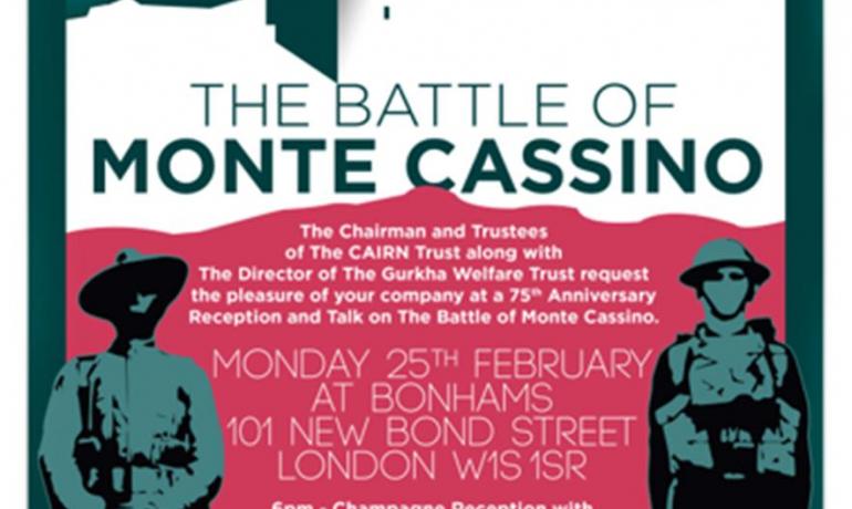 The Battle of Monte Cassino 75th Anniversary Reception and Talk 