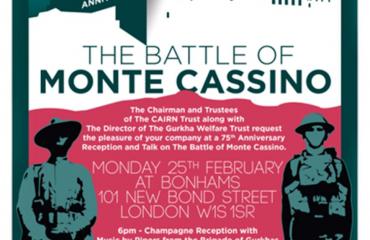 The Battle of Monte Cassino 75th Anniversary Reception and Talk 